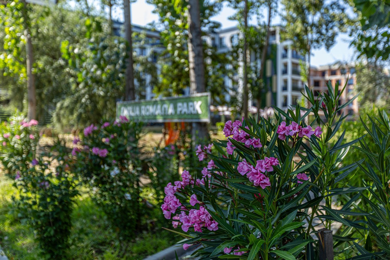 Brandneue 2-Zimmer-Wohnung in einer grünen und ruhigen Gegend von Sonnenstrand