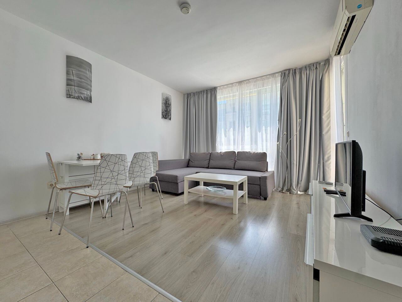 2-Zimmer-Wohnung in einer ruhigen und grünen Anlage in Sonnenstrand