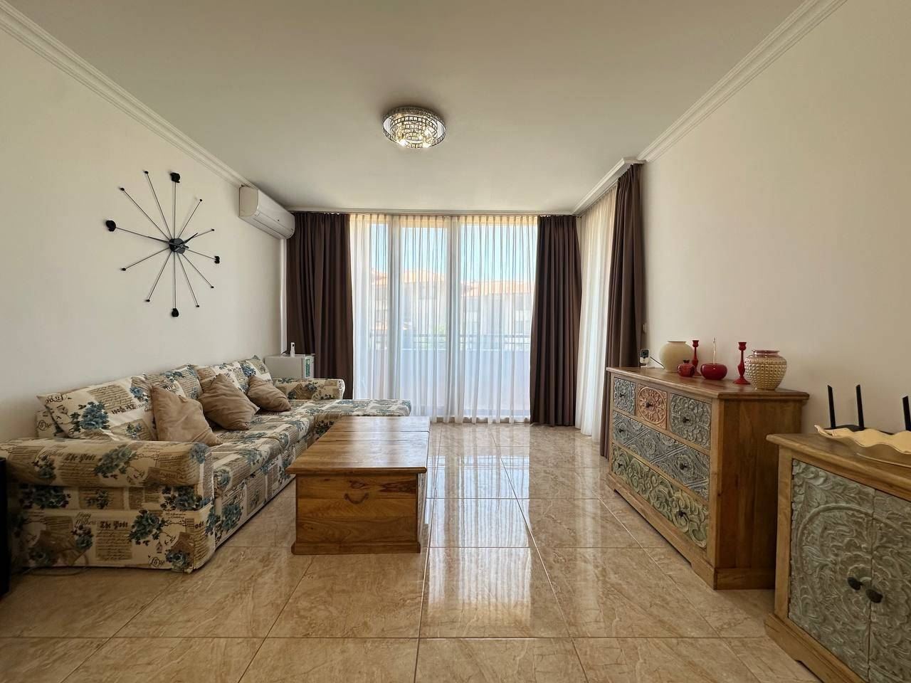 Wohnung mit zwei Schlafzimmern und Meerblick, 200 m vom Strand entfernt, in Sveti Vlas
