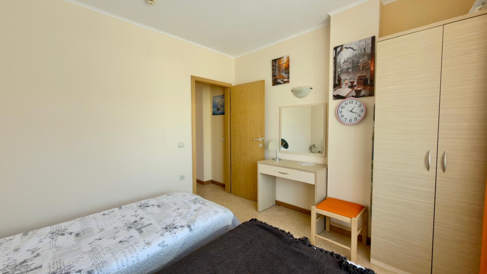 Geräumige Drei-Zimmer-Wohnung in einer luxuriösen Anlage in Sonnenstrand