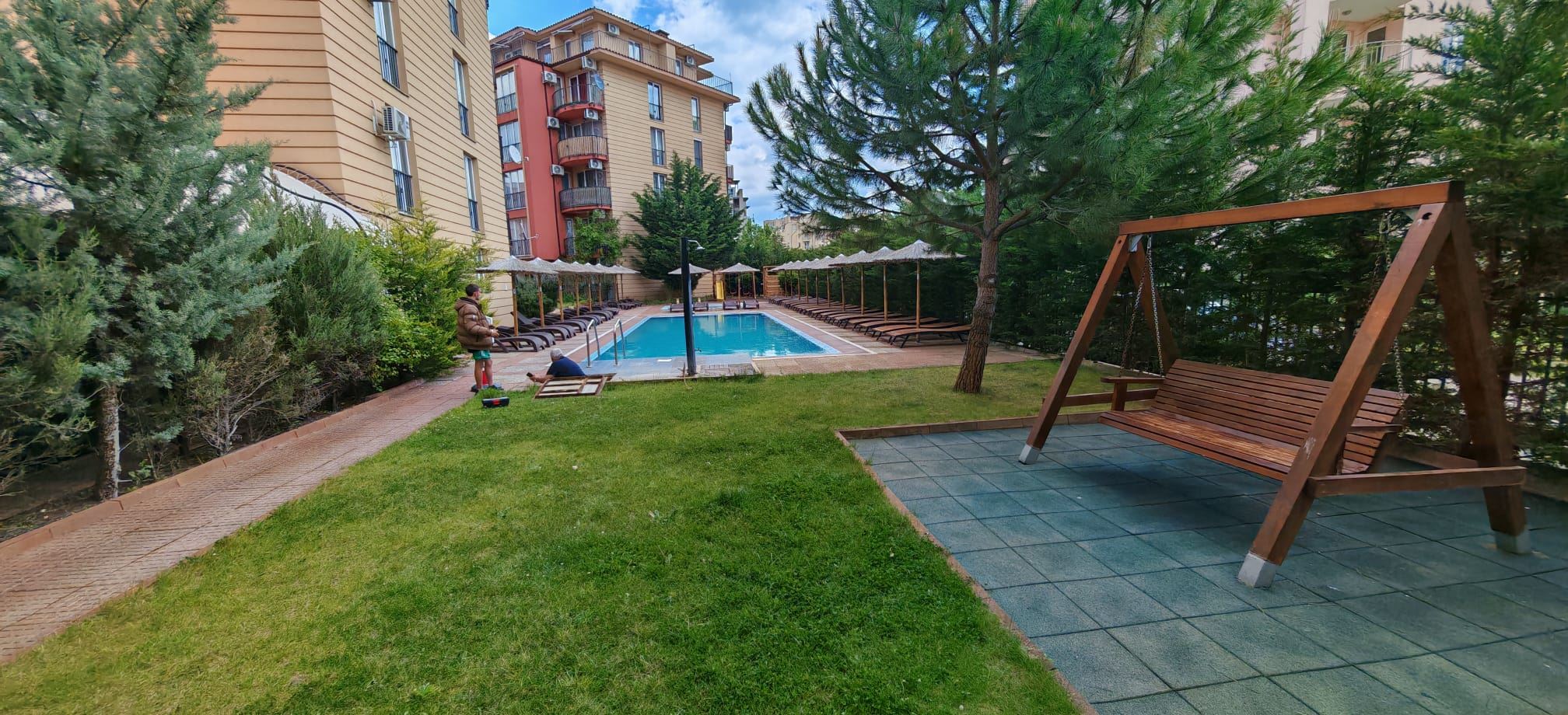 Funktionale 2-Zimmer-Wohnung in Sonnenstrand – eine ausgezeichnete Investition im Herzen des Resorts