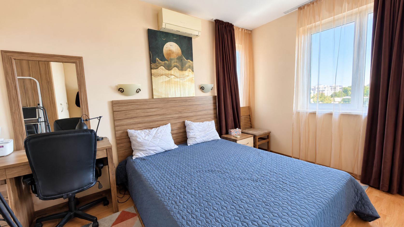 Gemütliche kleine Zwei-Zimmer-Wohnung in einer Anlage mit Swimmingpool und 24-Stunden-Sicherheitsdienst