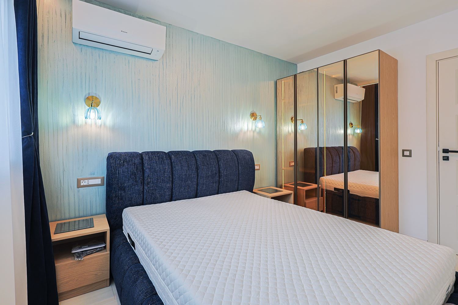 Zweizimmerwohnung mit Meerblick und Designer-Renovierung in einer grünen Anlage in Sonnenstrand