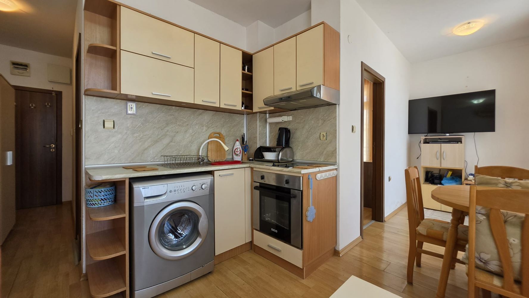Zweizimmerwohnung in Sonnenstrand mit ausgezeichneter Infrastruktur und professioneller Verwaltung
