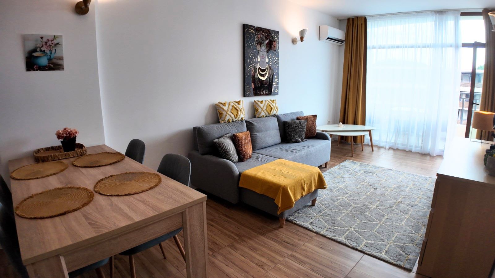 Wunderschöne 2-Zimmer-Wohnung in Sonnenstrand – vollständig möbliert in einer gepflegten Anlage