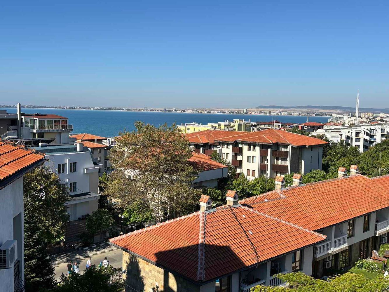 Gemütliche 2-Zimmer-Wohnung mit Panoramablick auf das Meer in Sveti Vlas