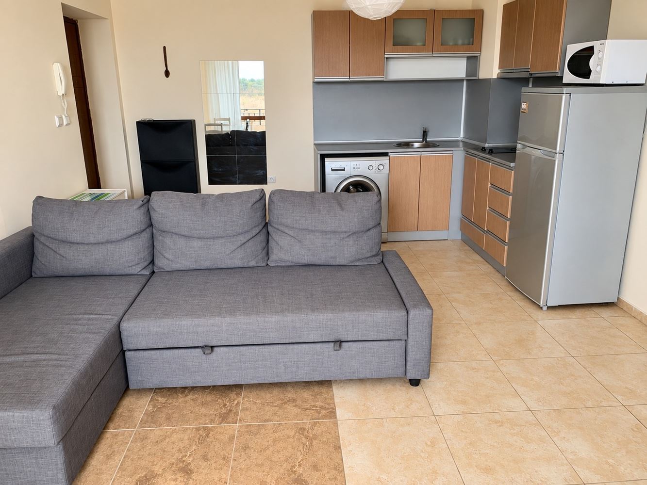 Geräumige Wohnung mit zwei Schlafzimmern und Blick auf die Natur in Nessebar