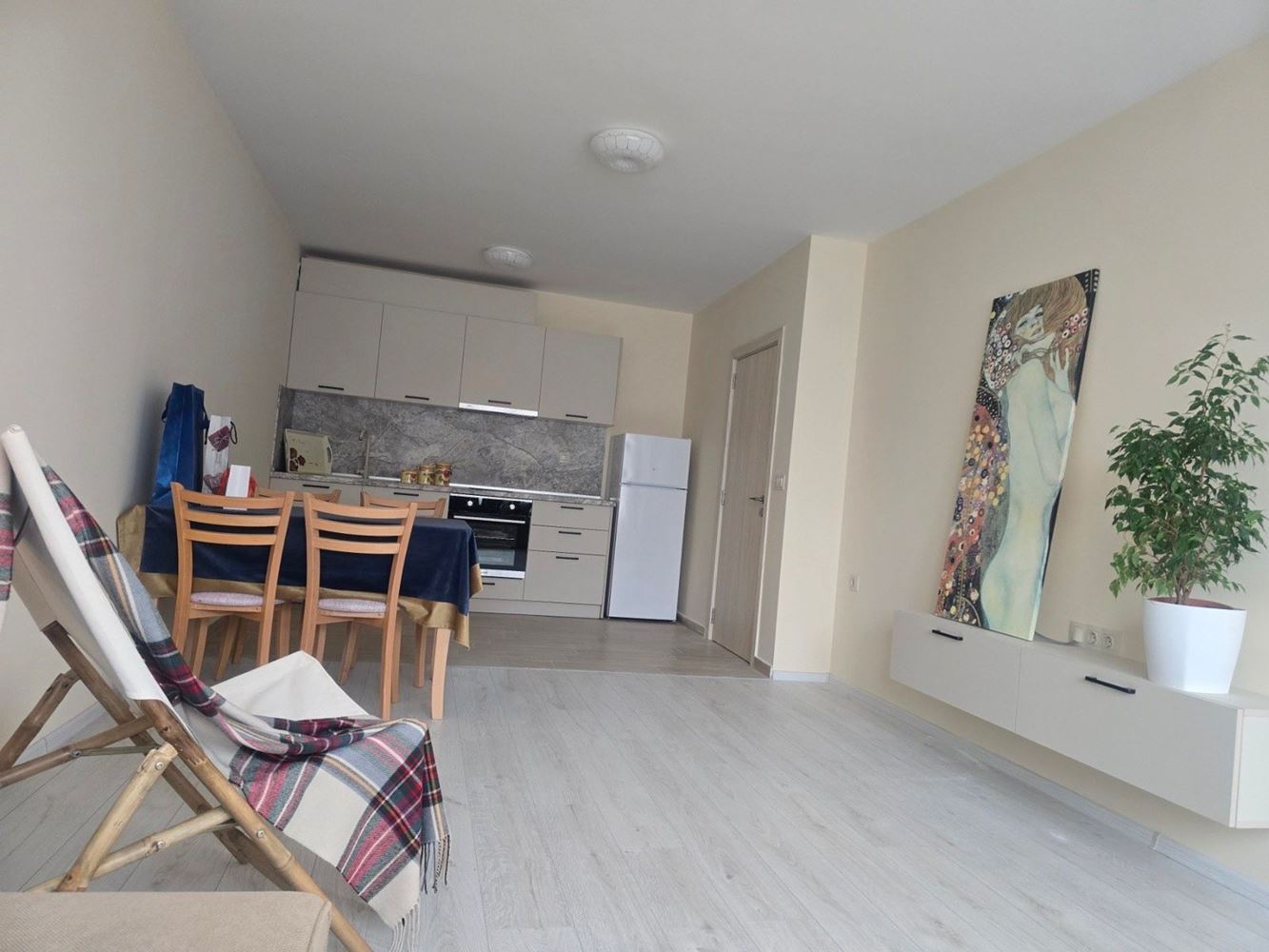Neue Wohnung mit einem Schlafzimmer in Pomorie ohne Instandhaltungsgebühr – bezugsfertig