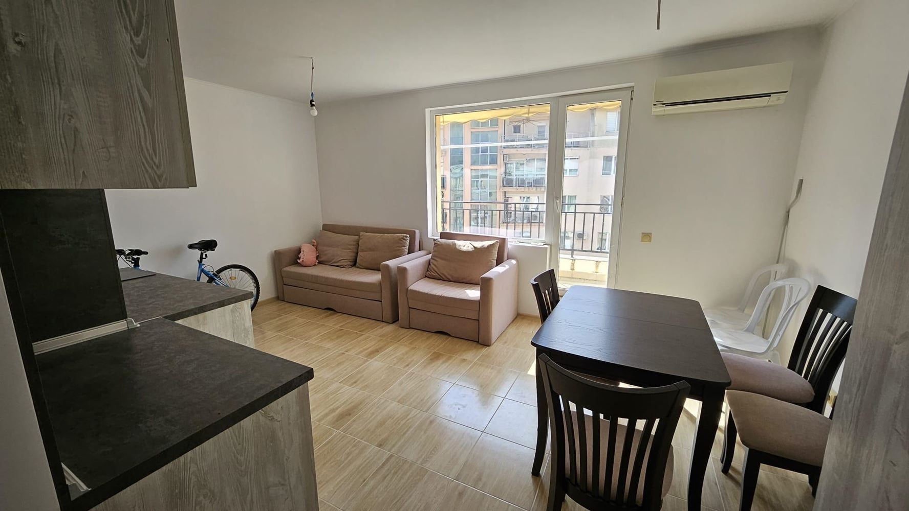 Studio mit niedriger Instandhaltungsgebühr in einer Anlage in Sonnenstrand