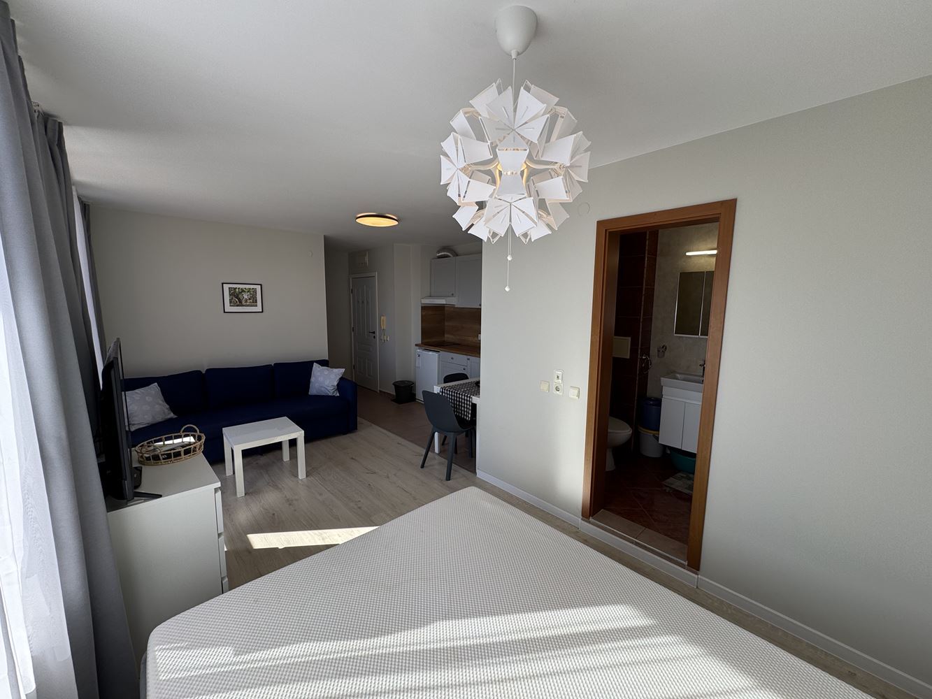 Studio mit Poolblick in einer Anlage mit hervorragender Infrastruktur in Sonnenstrand