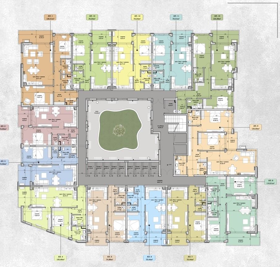 Geräumige Drei-Zimmer-Wohnung in einem neuen modernen Projekt im Wohnviertel Slaveykov – Komfort und hervorragendes städtisches Umfeld in Burgas