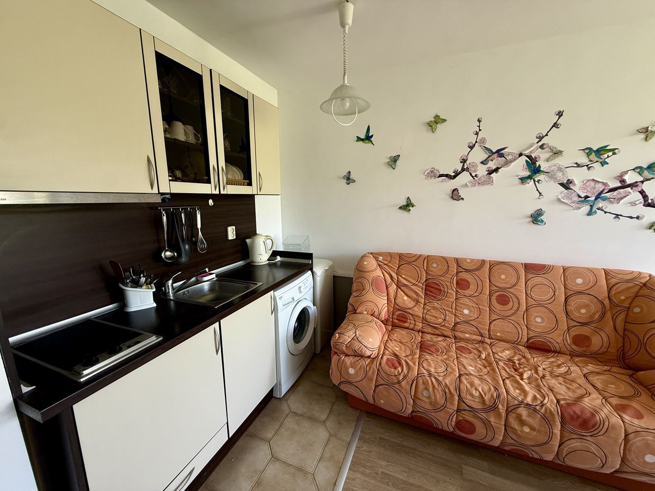 Gemütliches und vollständig möbliertes Studio in Sweti Wlas – perfektes Zuhause am Meer mit niedriger Wartungsgebühr
