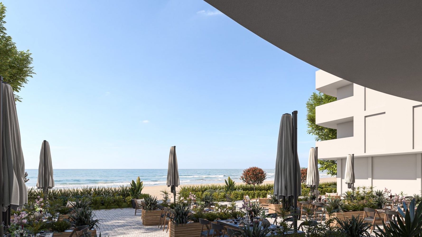 2-Zimmer-Wohnung in erster Meereslinie in Pomorie – moderne Architektur, Meerespanorama und hervorragende Lage!