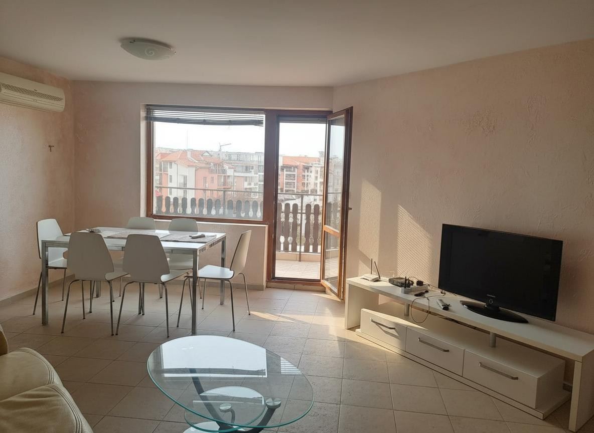 Sonnige Einzimmerwohnung in Ravda – eine ausgezeichnete Investition und Komfort nur 10 Minuten vom Strand entfernt