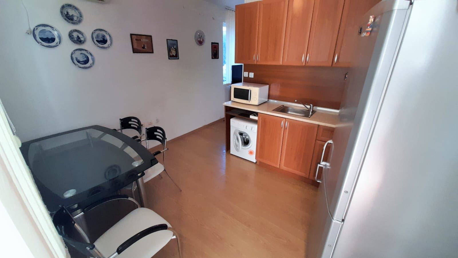Geräumiges Studio mit verglaster Terrasse und zusätzlichem Raum – ruhige Lage 500 m vom Strand