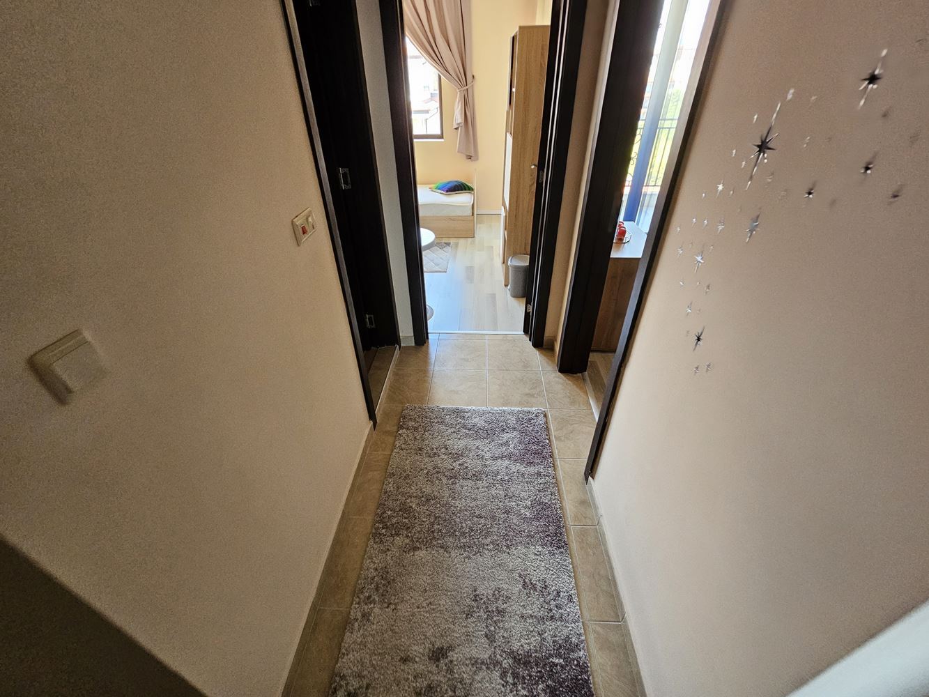 Drei-Zimmer-Wohnung mit Meerblick – Dachgeschoss mit zwei Terrassen in einer Anlage in Nessebar