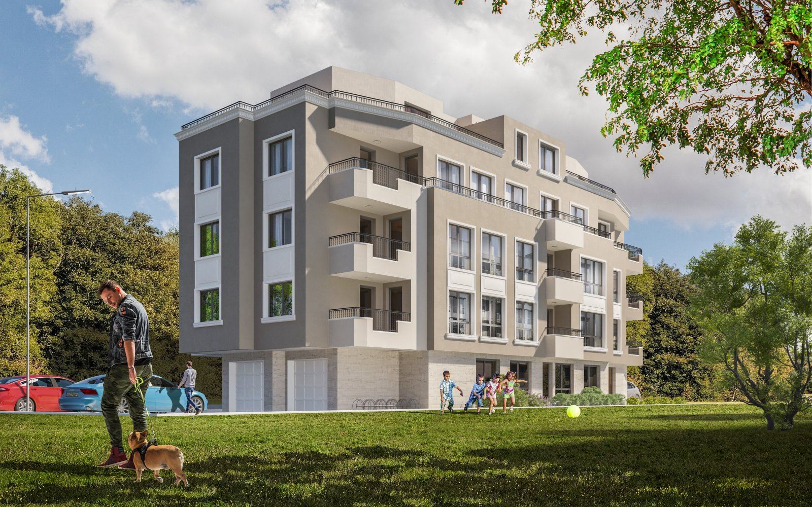 Neue 2-Zimmer-Wohnung in Sarafovo mit Südausrichtung und ohne Instandhaltungsgebühr