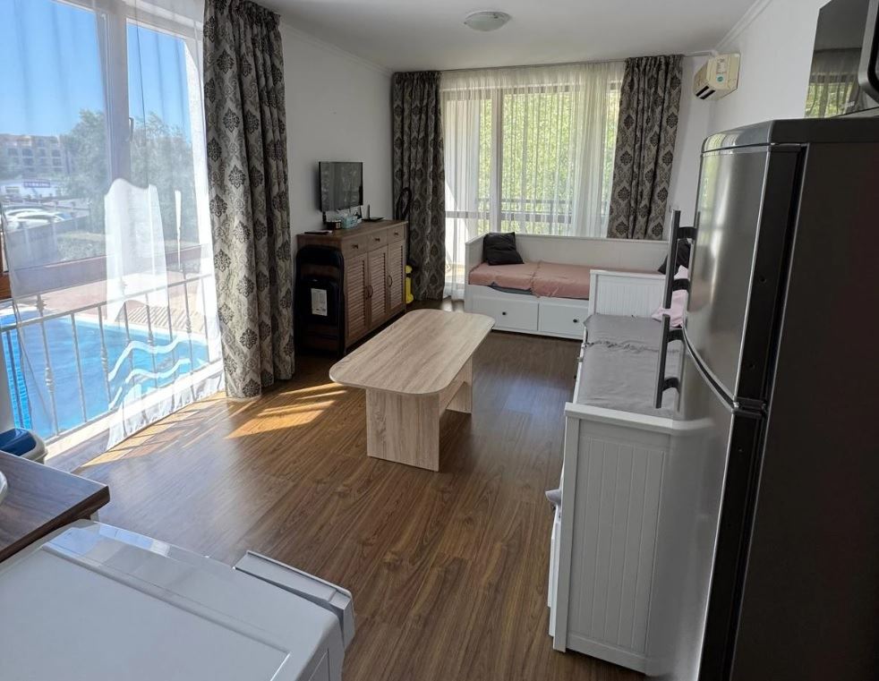 Gemütliches Studio mit Meeresflair in einer prestigeträchtigen Anlage am Strand in Elenite
