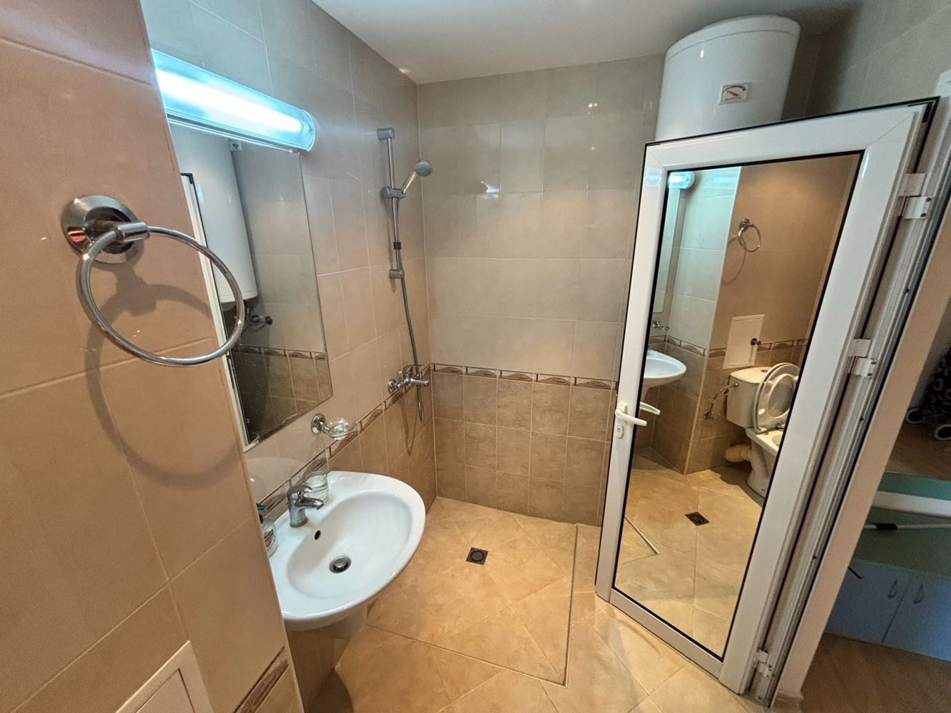 2-Zimmer-Wohnung mit teilweisem Meerblick – nur 3 Gehminuten vom Strand in Sveti Vlas entfernt