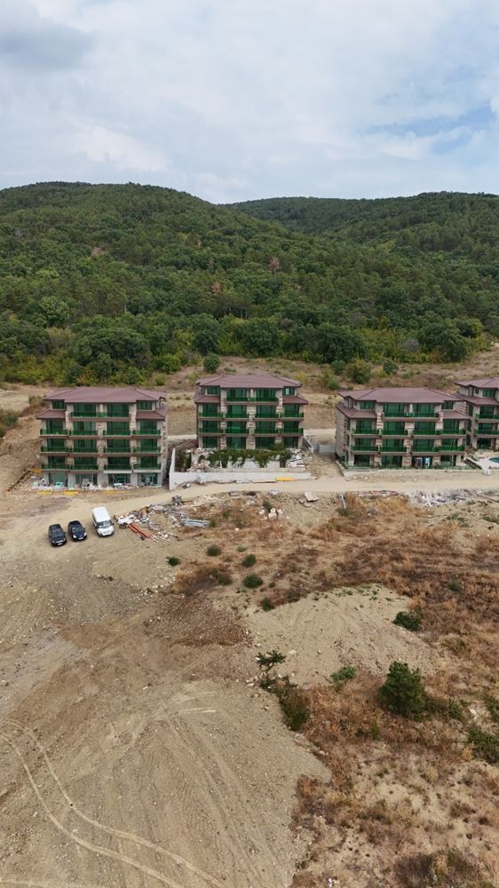 Zweizimmerwohnung mit Meerblick und Designer-Renovierung in einer grünen Anlage in Sonnenstrand