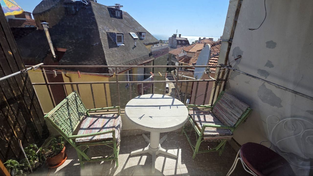 Maisonette-Wohnung mit Meerblick in Pomorie – ohne Instandhaltungsgebühr
