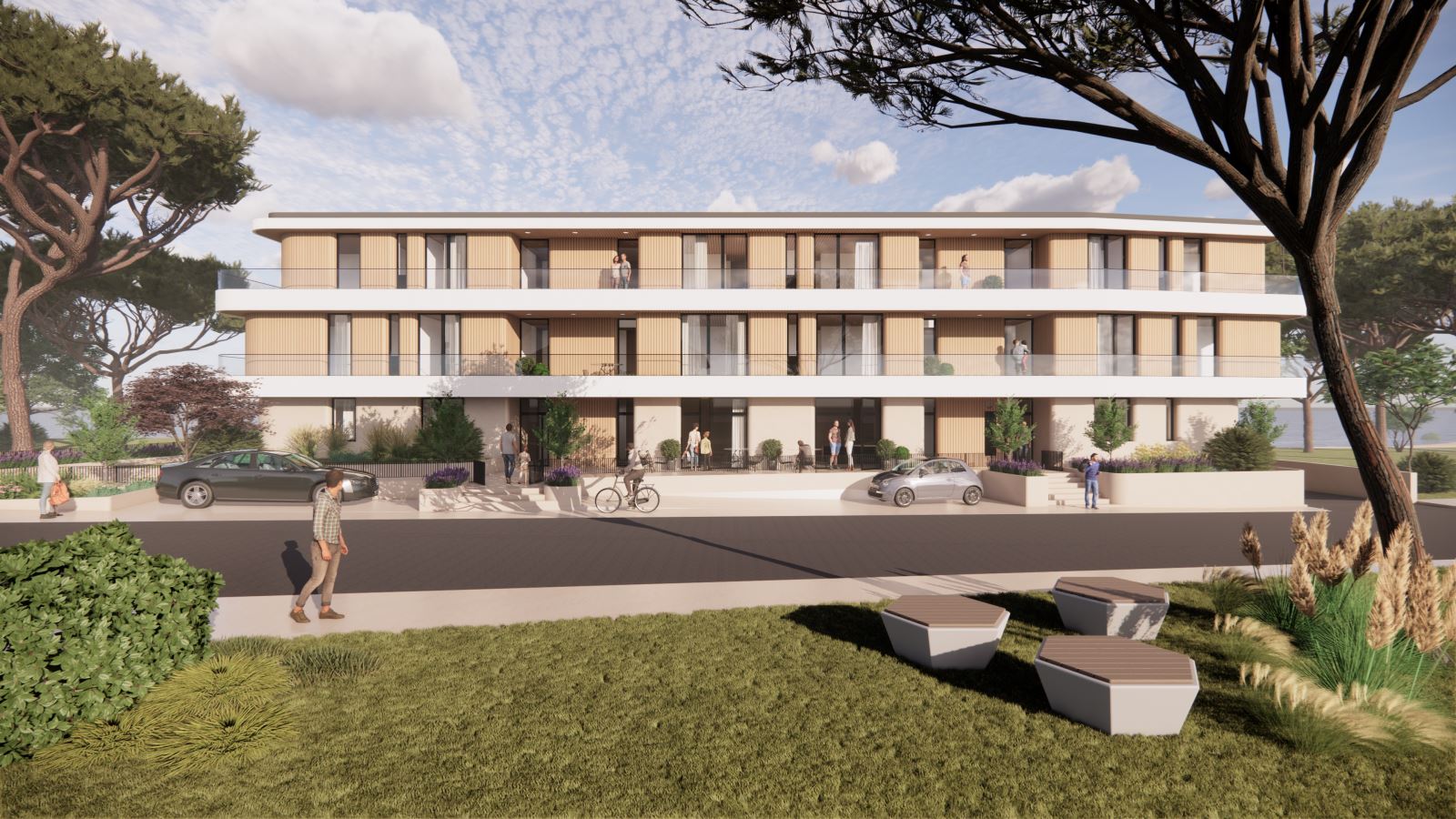 Geräumiges Studio in erster Meereslinie in einem neuen Luxusgebäude in Kraimorie, Burgas