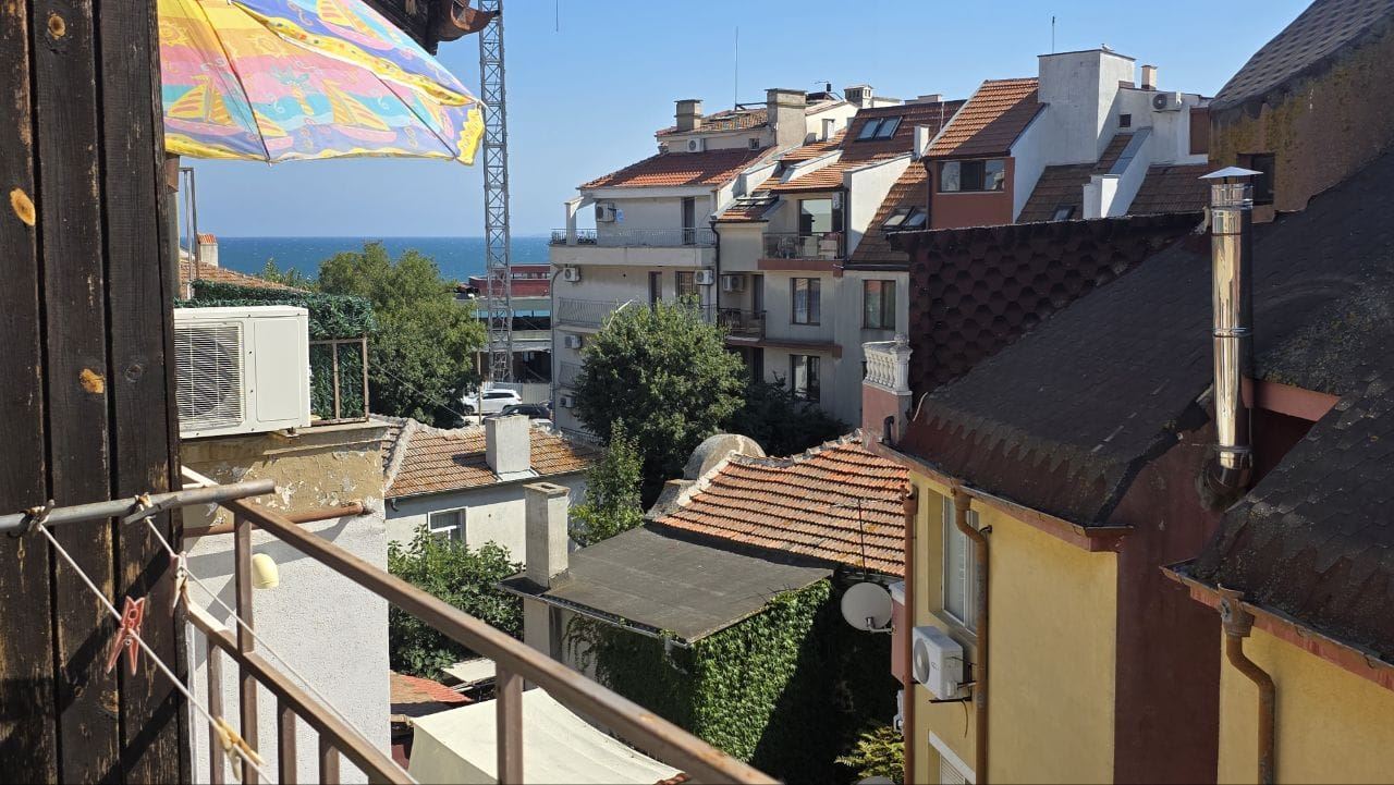 Maisonette-Wohnung mit Meerblick in Pomorie – ohne Instandhaltungsgebühr
