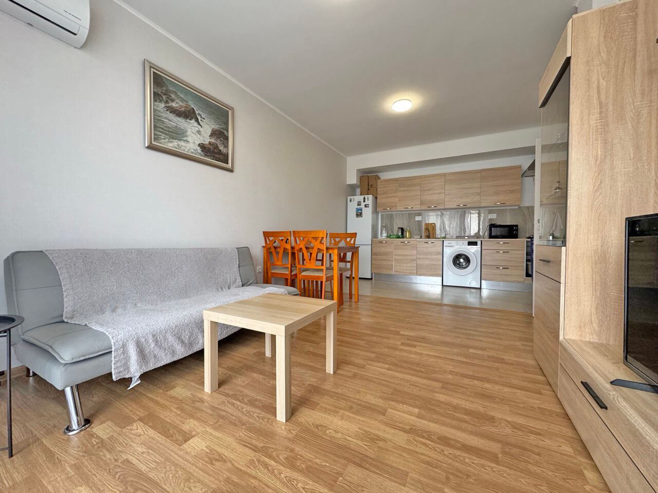 Möblierte Wohnung mit einem Schlafzimmer in einer neuen Wohnanlage in Aheloy – Ruhe, Grün und Komfort am Meer