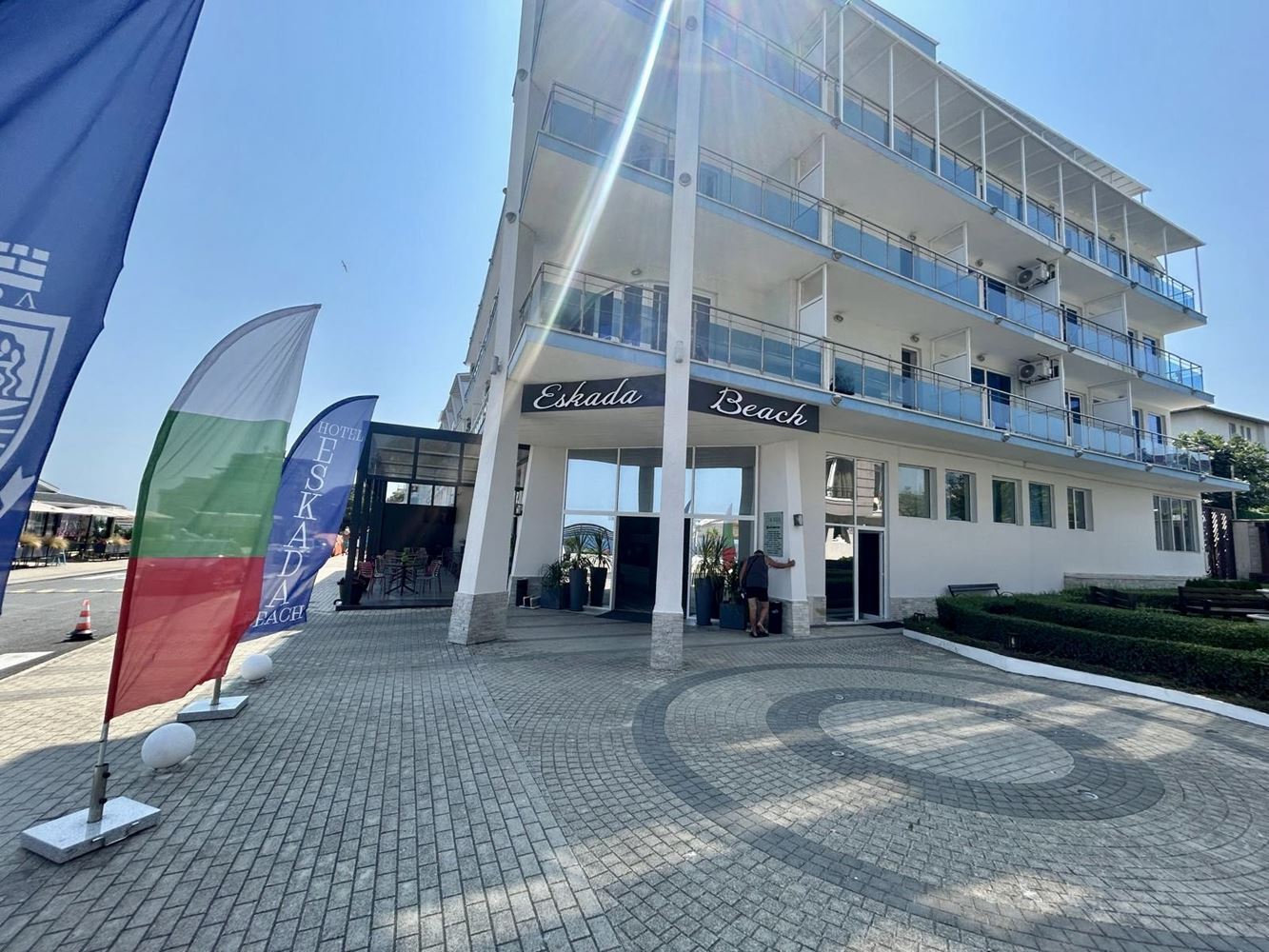 Gemütliches und geräumiges Studio in Ahtopol – bezugsfertig, mit Act 16 und Blick auf den Swimmingpool