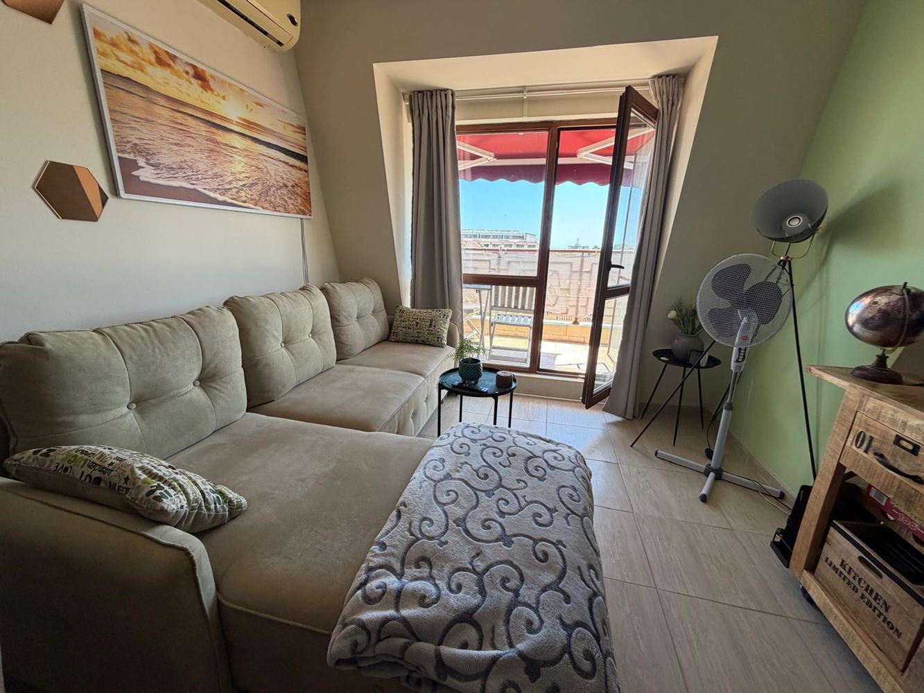 2-Zimmer-Wohnung mit Meerblick in einer geschlossenen Wohnanlage in Sonnenstrand – bezugsfertig