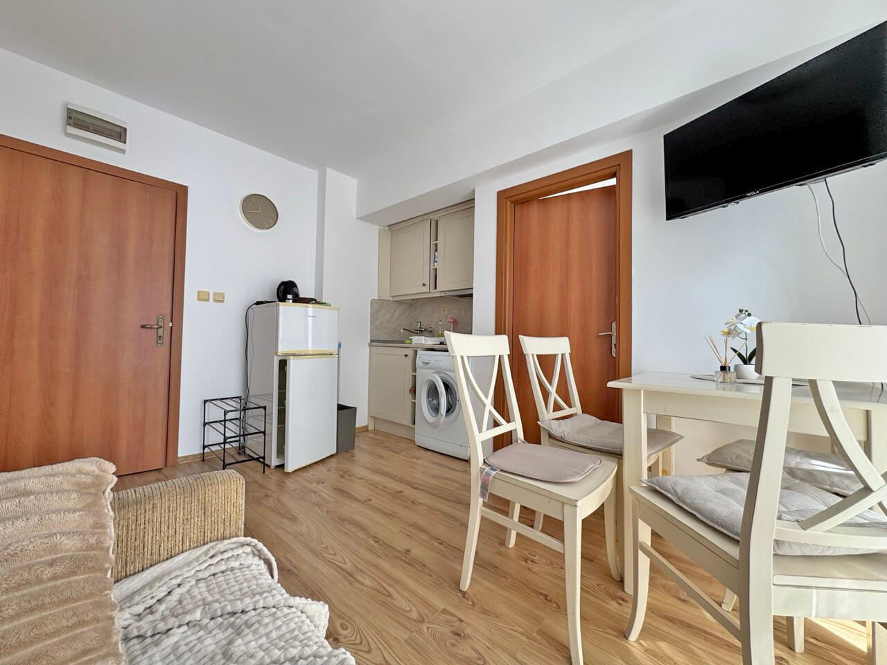 Gemütliche 3-Zimmer-Wohnung mit zwei Schlafzimmern in fußläufiger Entfernung zum Strand