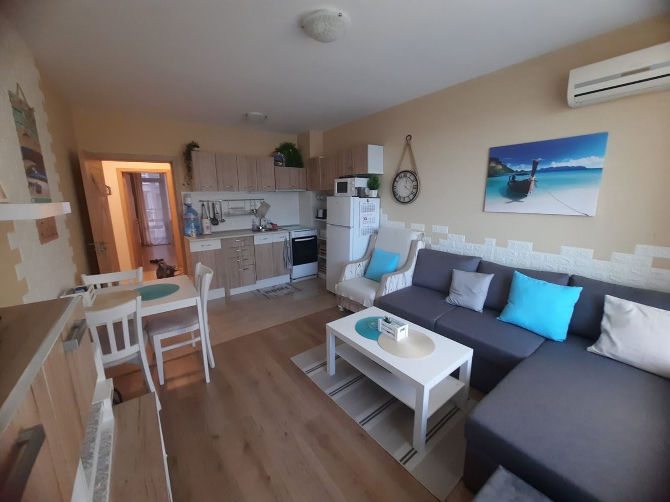 Zweizimmerwohnung nur 300 Meter vom Meer entfernt in Pomorie