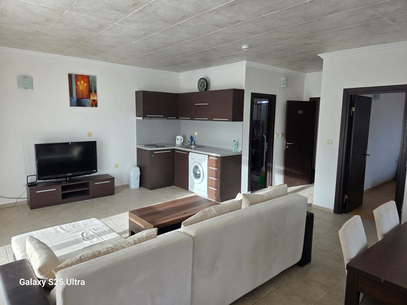 Ein-Zimmer-Wohnung mit Meerblick und Blick auf Alt-Nessebar in Sveti Vlas