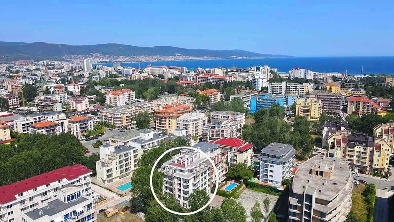 Möbliertes Studio ohne Instandhaltungsgebühr in Sonnenstrand – ruhige Lage und Strand in fußläufiger Entfernung