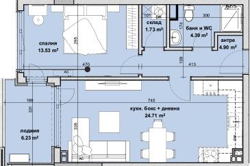 Moderne Zwei-Zimmer-Wohnung in einem Neubauprojekt im Wohnviertel Slaveykov – Komfort, Lage und zukünftiger Wert in Burgas