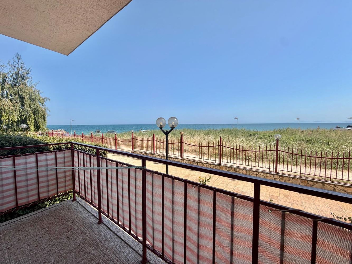Möbliertes Studio mit Panoramablick auf das Meer in Ravda, nur 50 Meter vom Meer entfernt