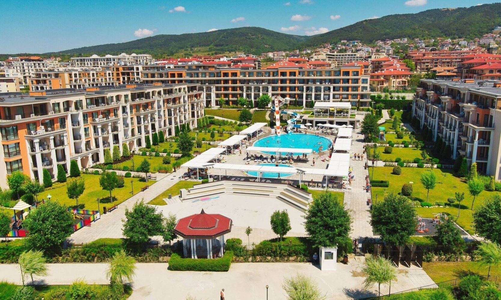 Studio in erster Meereslinie mit Meerblick in einem Luxuskomplex – vollständig möbliert und sofort nutzbar