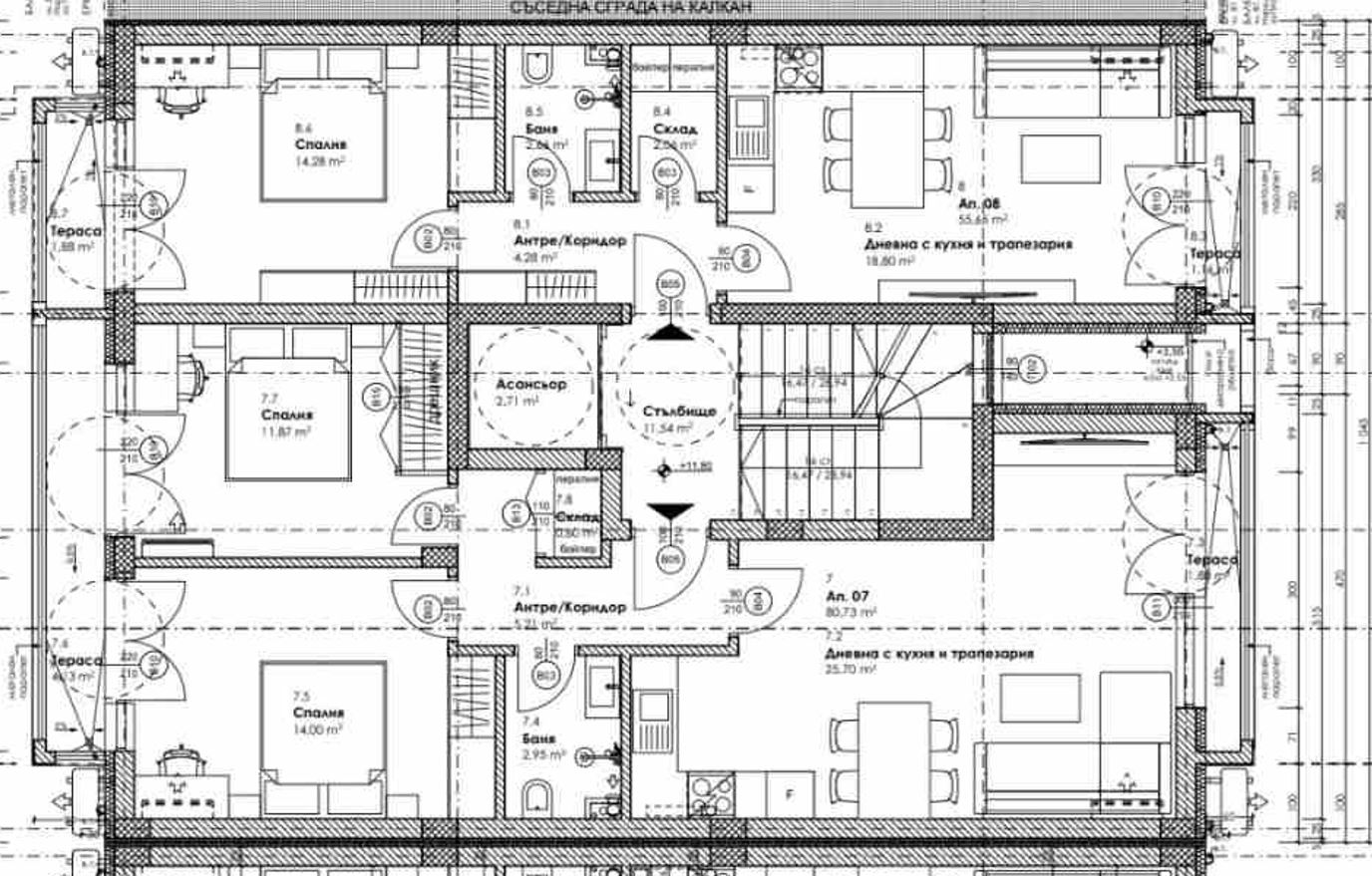 Funktionale Wohnung mit einem Schlafzimmer und zwei Terrassen in einem Neubau – hervorragende Lage in Meden Rudnik, Zone B