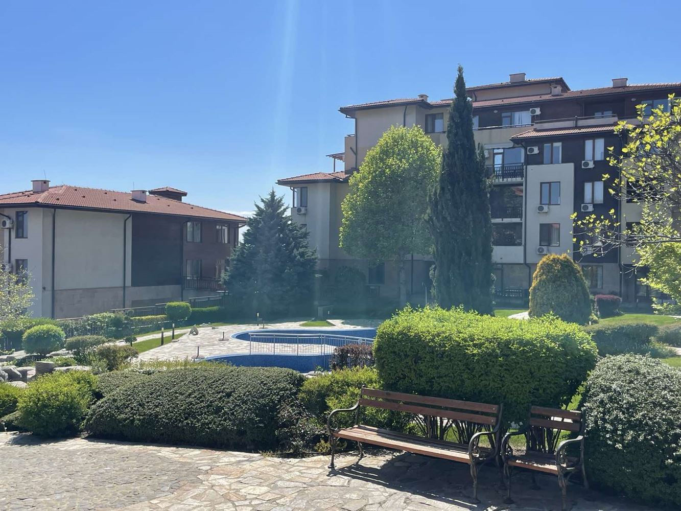 Wohnung mit einem Schlafzimmer in erster Meereslinie in Sveti Vlas – Prestigeträchtige Anlage mit hervorragender Infrastruktur