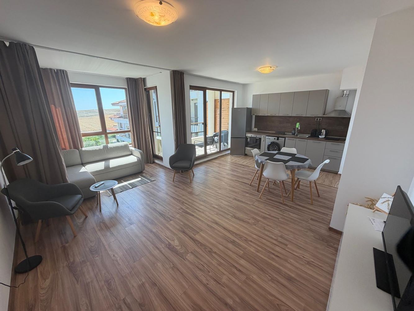 2-Zimmer-Wohnung mit Meerblick in einer neuen Anlage in Aheloy – voller Komfort und hervorragende Infrastruktur
