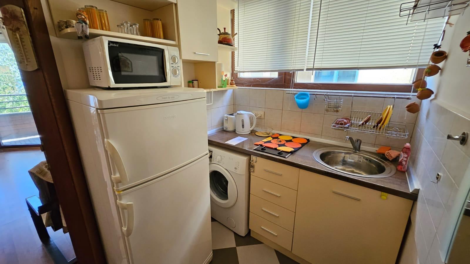 Einzimmerwohnung ohne Wartungsgebühr im Viertel „Rusalka“, Sveti Vlas – eine ausgezeichnete Wahl zum Wohnen und Investieren