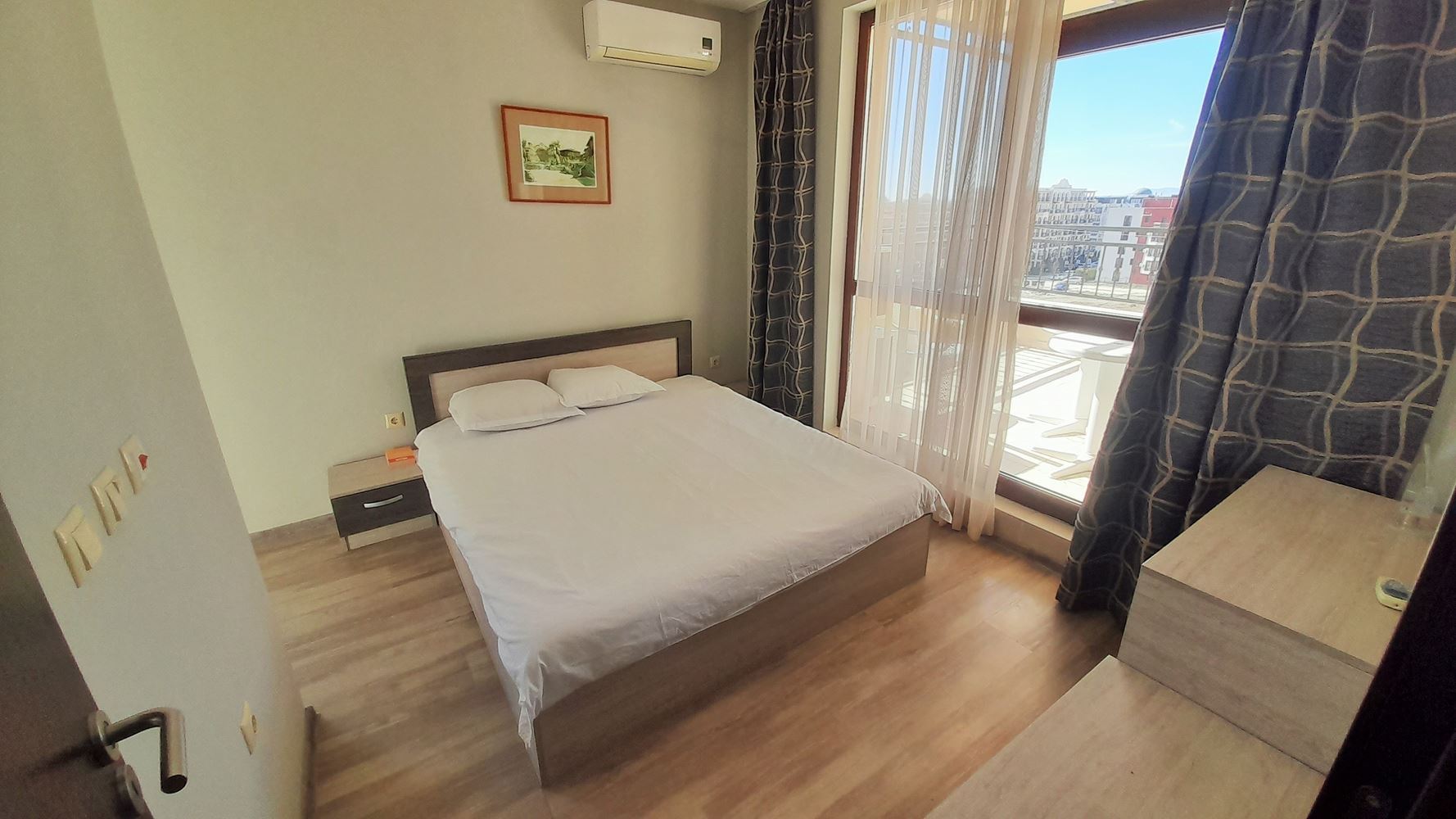 Attraktive Zweizimmerwohnung mit Meer- und Bergblick in Sveti Vlas