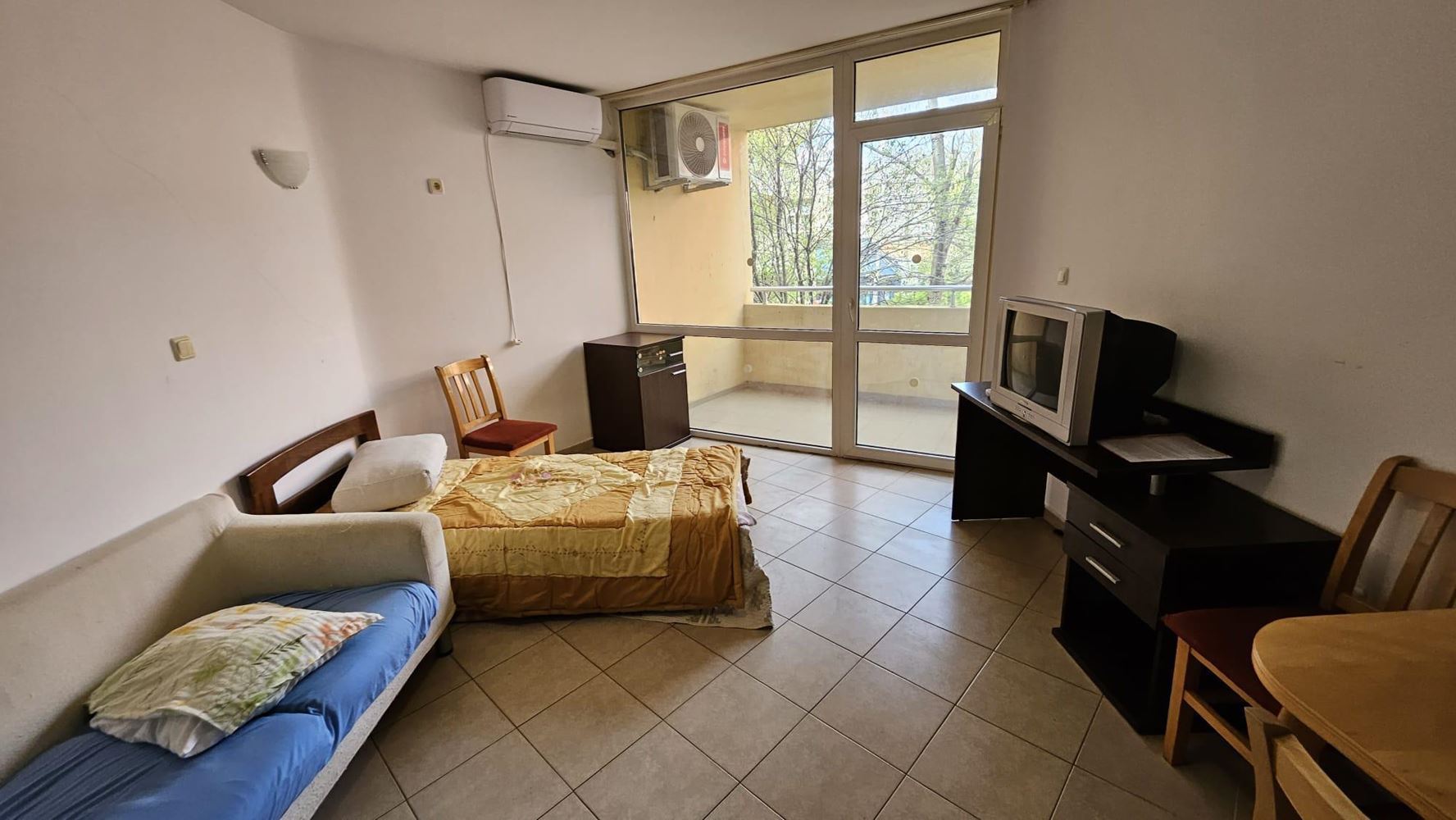 Einzimmerwohnung 200 m vom Strand in Sonnenstrand – ausgezeichnete Lage und Investitionspotenzial