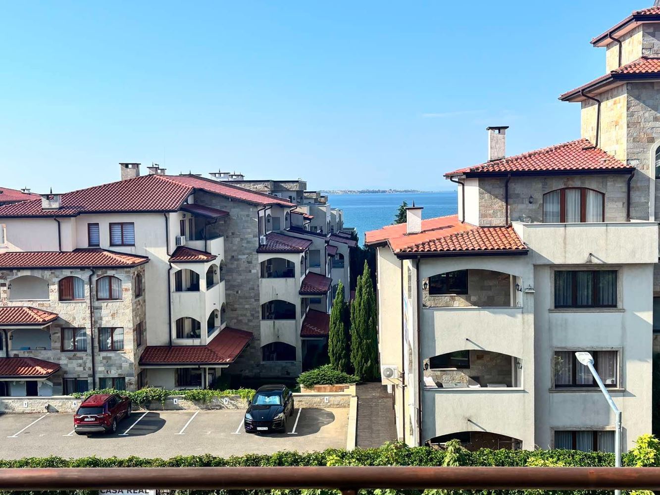 2-Zimmer-Wohnung mit teilweisem Meerblick – nur 3 Gehminuten vom Strand in Sveti Vlas entfernt