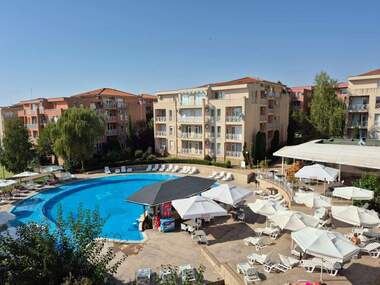 Studio in einer gepflegten Anlage nahe Sonnenstrand mit Swimmingpool, Parkplatz und Sportmöglichkeiten