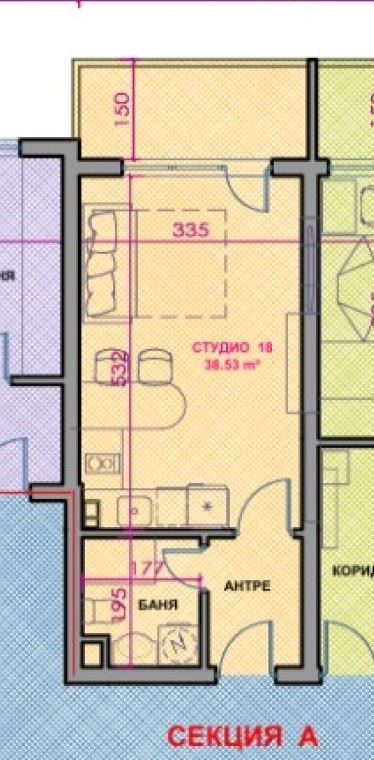 Studio-Apartment in erster Meereslinie in Pomorie – nur 10 Meter vom Strand entfernt, ohne jährliche Wartungsgebühr!
