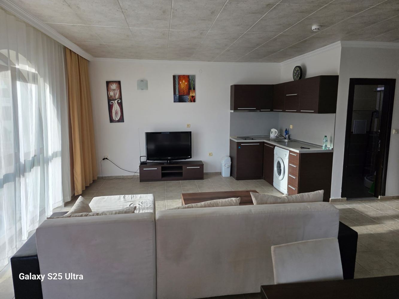 Ein-Zimmer-Wohnung mit Meerblick und Blick auf Alt-Nessebar in Sveti Vlas