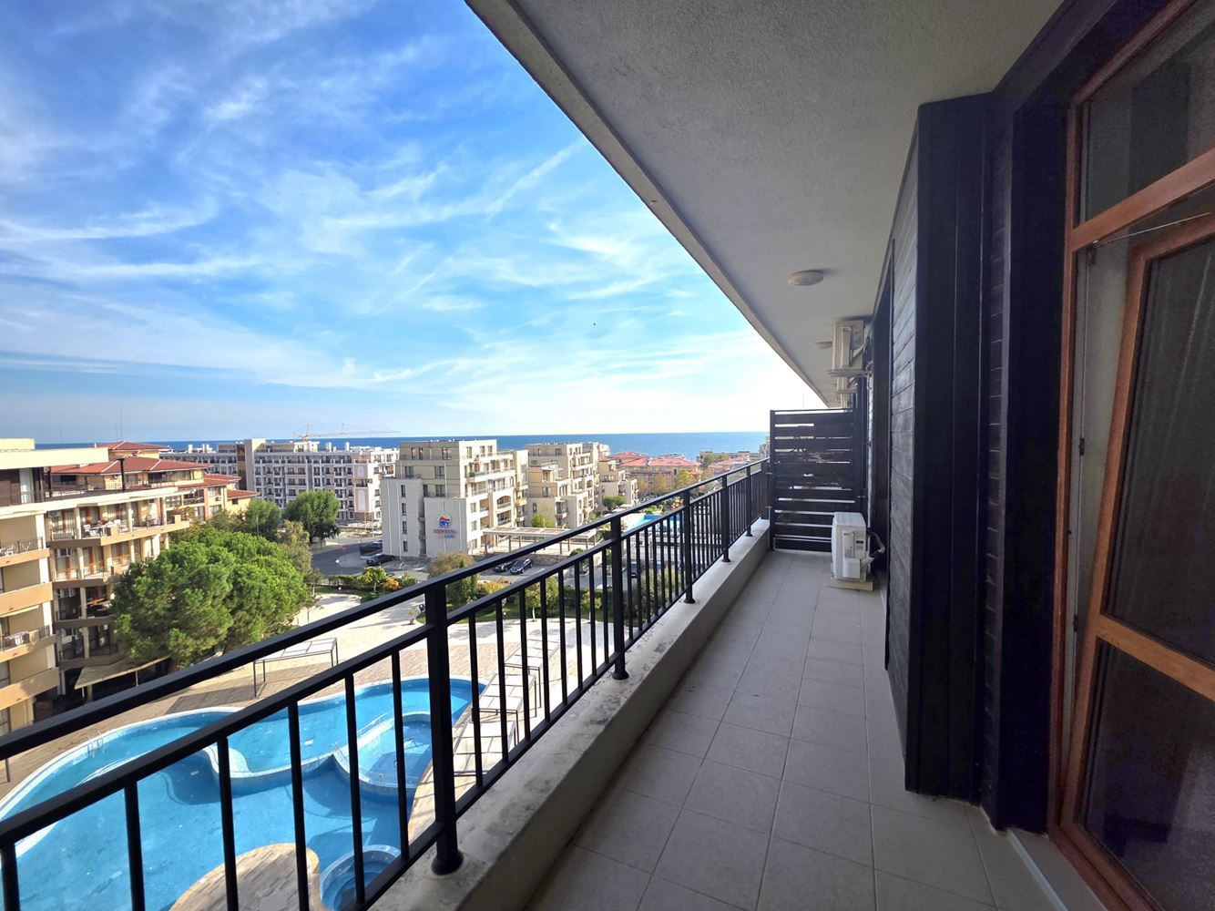Neue Wohnung mit einem Schlafzimmer und Meerblick in Sveti Vlas