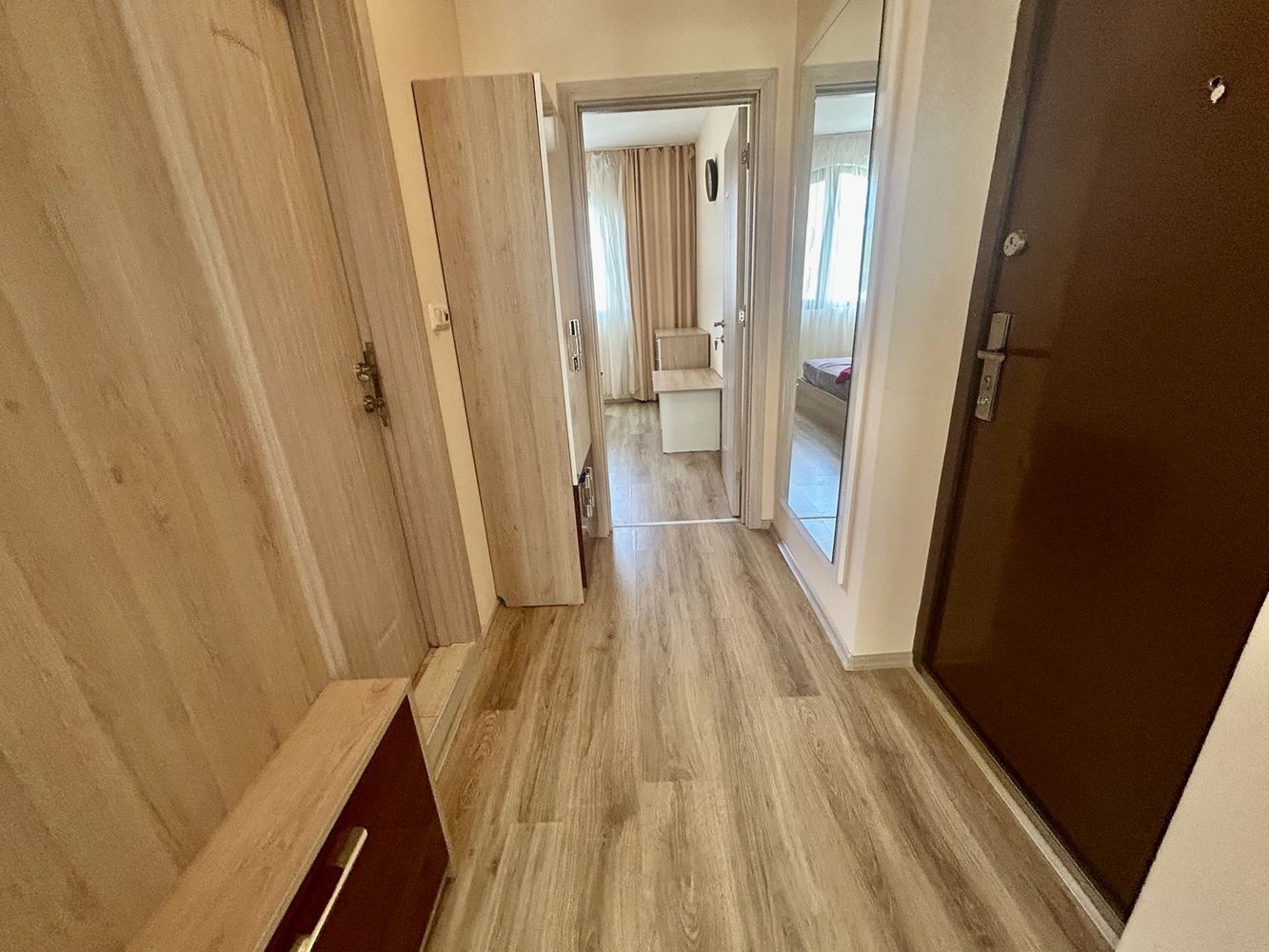 Komfortable 2-Zimmer-Wohnung mit direktem Zugang zum Pool in Nessebar – ein außergewöhnlich praktisches Angebot