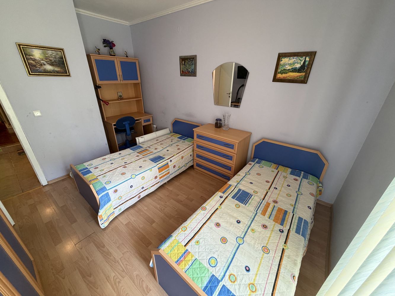 Zweizimmerwohnung mit großzügiger Terrasse und Meerblick in Sveti Vlas – 300 Meter vom Strand entfernt
